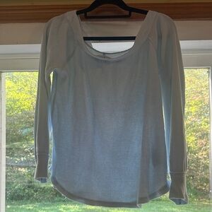Abercrombie Light Blue Long Sleeve Top